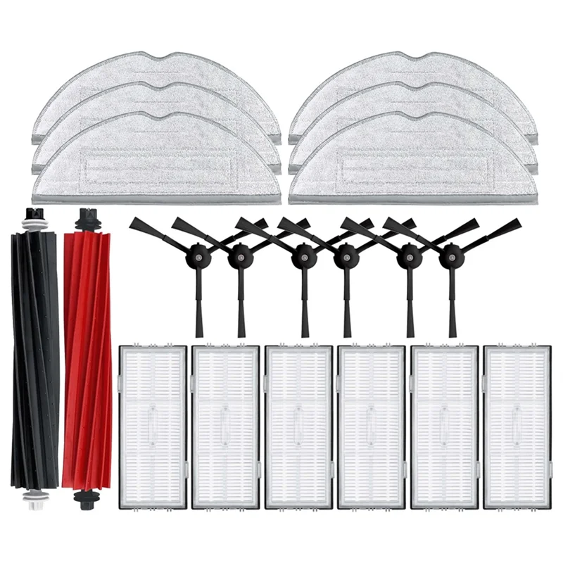 ABKR-боковая щетка, фильтр, тканевые аксессуары для швабры для робота-пылесоса Roborock S8 Pro Ultra S8 S8+