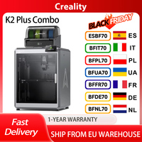 Creality K2 Plus Combo 3D Printer with CFS, Multi-Color Printing, Apus Extruder, Tilt Detection, FOC Closed-Loop Motors, 350x350