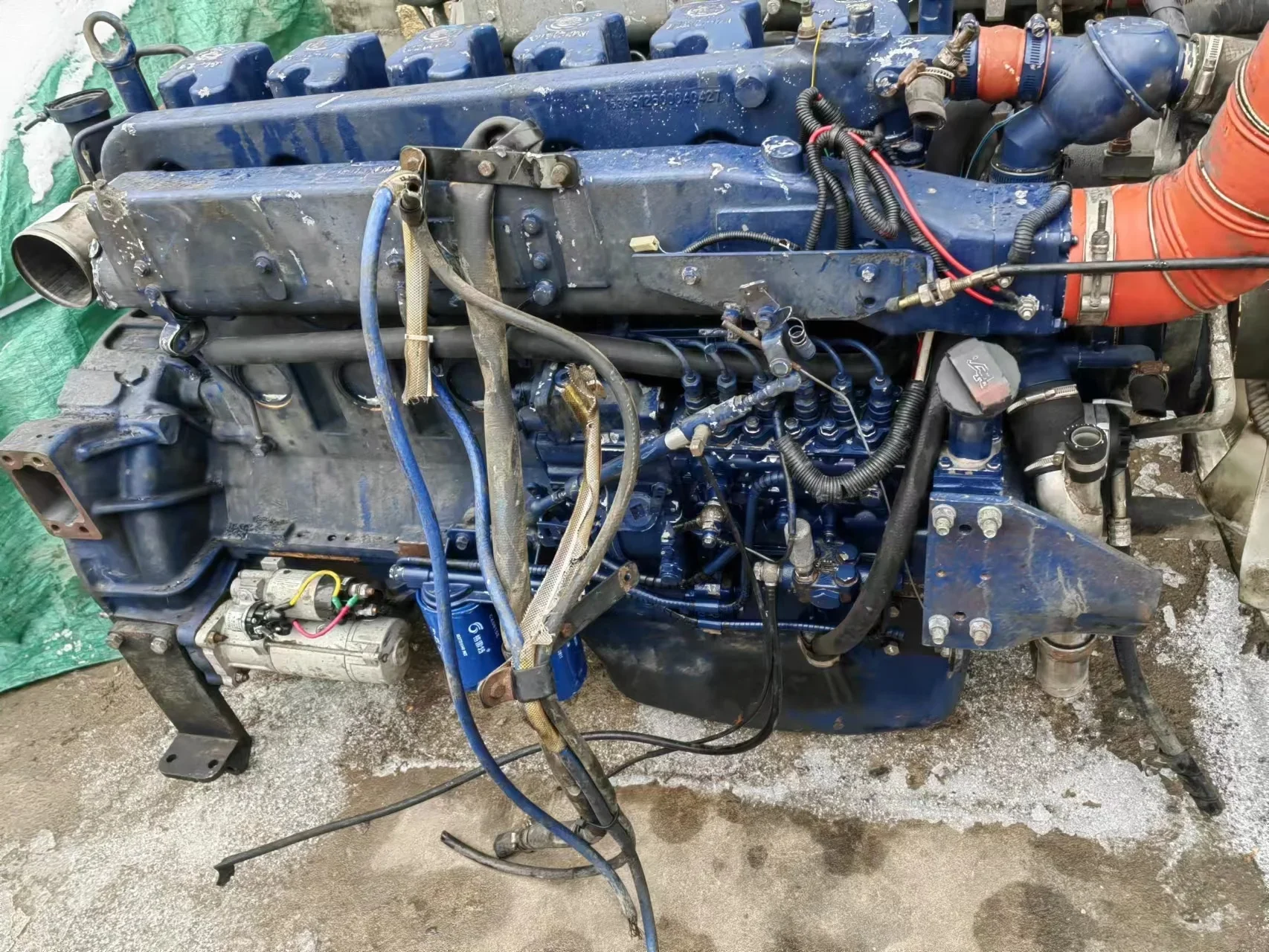 Weichai Engine Assembly WD615.470 371hp Used Truck Engine Assembly