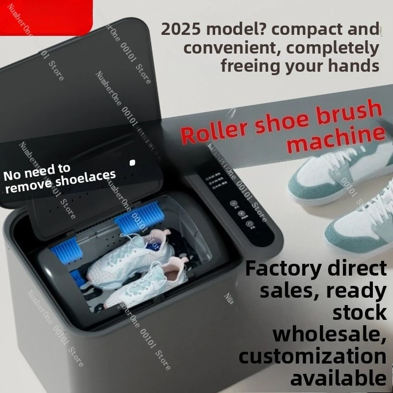Automatic Roller Shoe Washing Machine Household Small Sock Washer for Dormitory Use Lazy Artifact