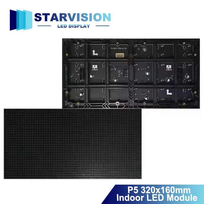 320x160mm P5 Indoor LED Module High Brightness LED Screen Module For Advertising Display