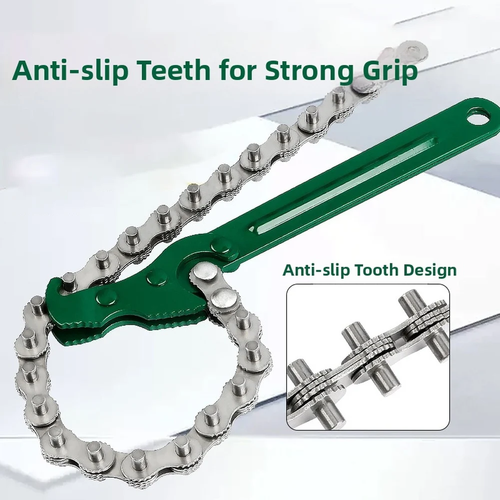 

Car Chain Filter Wrench Oil Filter Remover Tool 9 Inch 12 Inch Adjustable Length Car Accessories