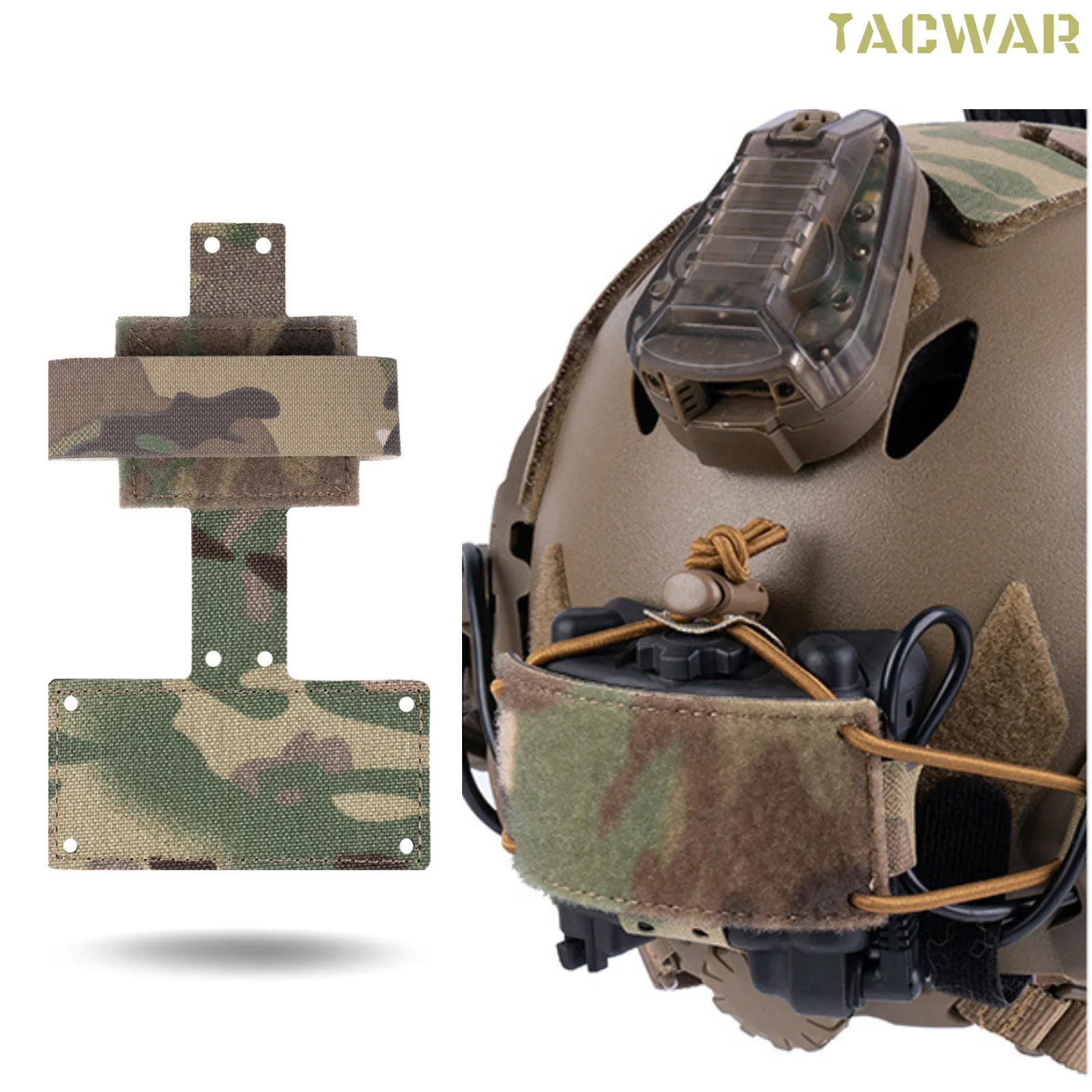 Taktische Helm-Batterietasche NVG-Batteriepack-Box Halterung für Airsoft Fast Helm Befestigungssystem Gegengewicht