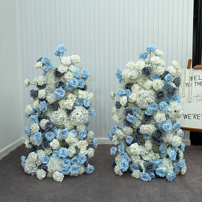 

Stand Flower Row Artificial Flower Row Wedding Decoration Floral Backdrop Arrangement Big Flower Runner Marriage Party Decor