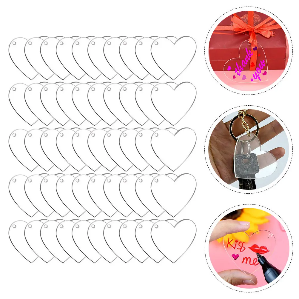 

50 шт. заготовок для брелоков под сублимацию, круглые декоративные подвески для самостоятельного изготовления, портативные, для термотрансферной печати