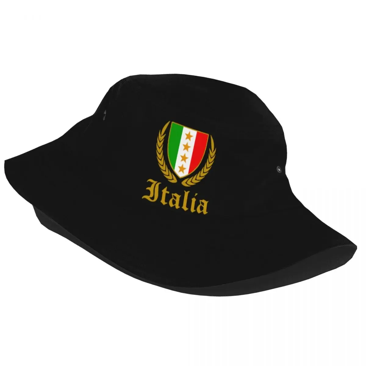 Men Women Bucket Hat Italia Italy Italian Flag Summer Beach Vacation Getaway Headwear Outdoor Sport Fishing Hats Euro Ispoti Cap