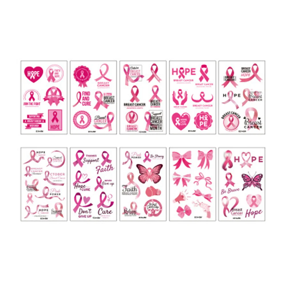 

10 Sheet Temporary Tattoos Sticker Waterproof Woman Decals Party Stickers Pumpkin Cartoon