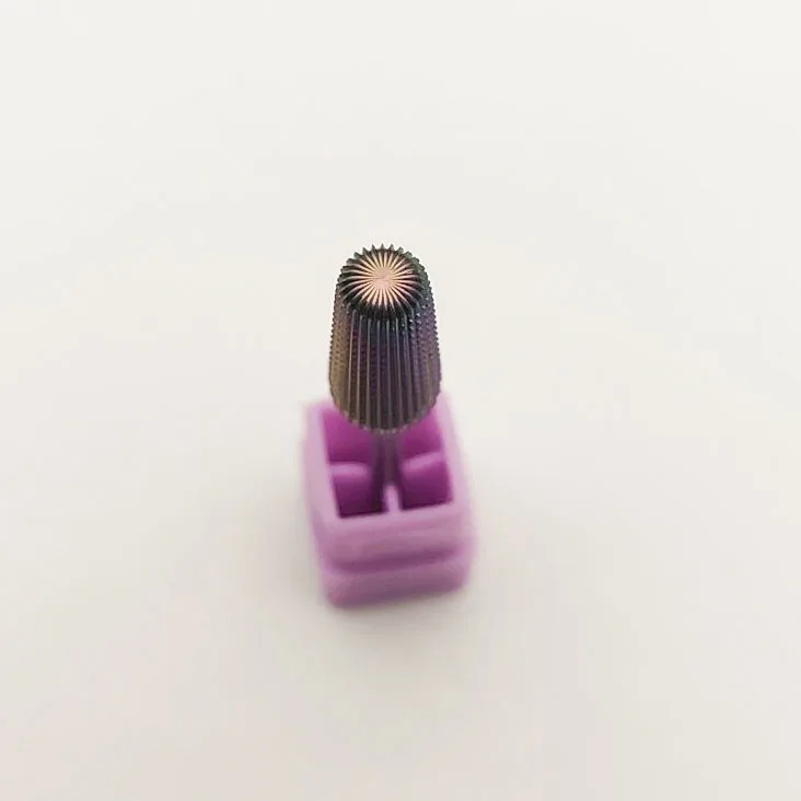 Professional 5-in-1 Colored Tungsten Carbide Nail Drill Bit – Salon Quality Multi-Purpose Nail Tool