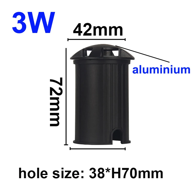 3W 6W 10W LED Garten Licht IP67 AC110V 220V DC12V Strahler Outdoor Einbau Unterirdischen Lampe boden Landschaft Beleuchtung – Detail 5