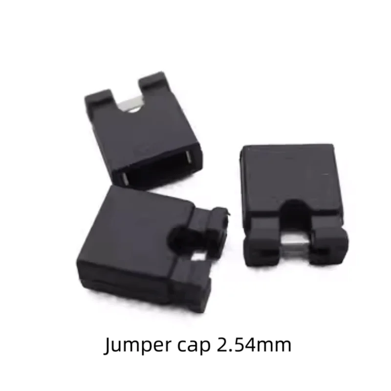 

10PCS/LOT Jumper Cap 2.54mm Gap Black Short Circuit Cap/Short Circuit Block/Pin Jumper/Connecting Block