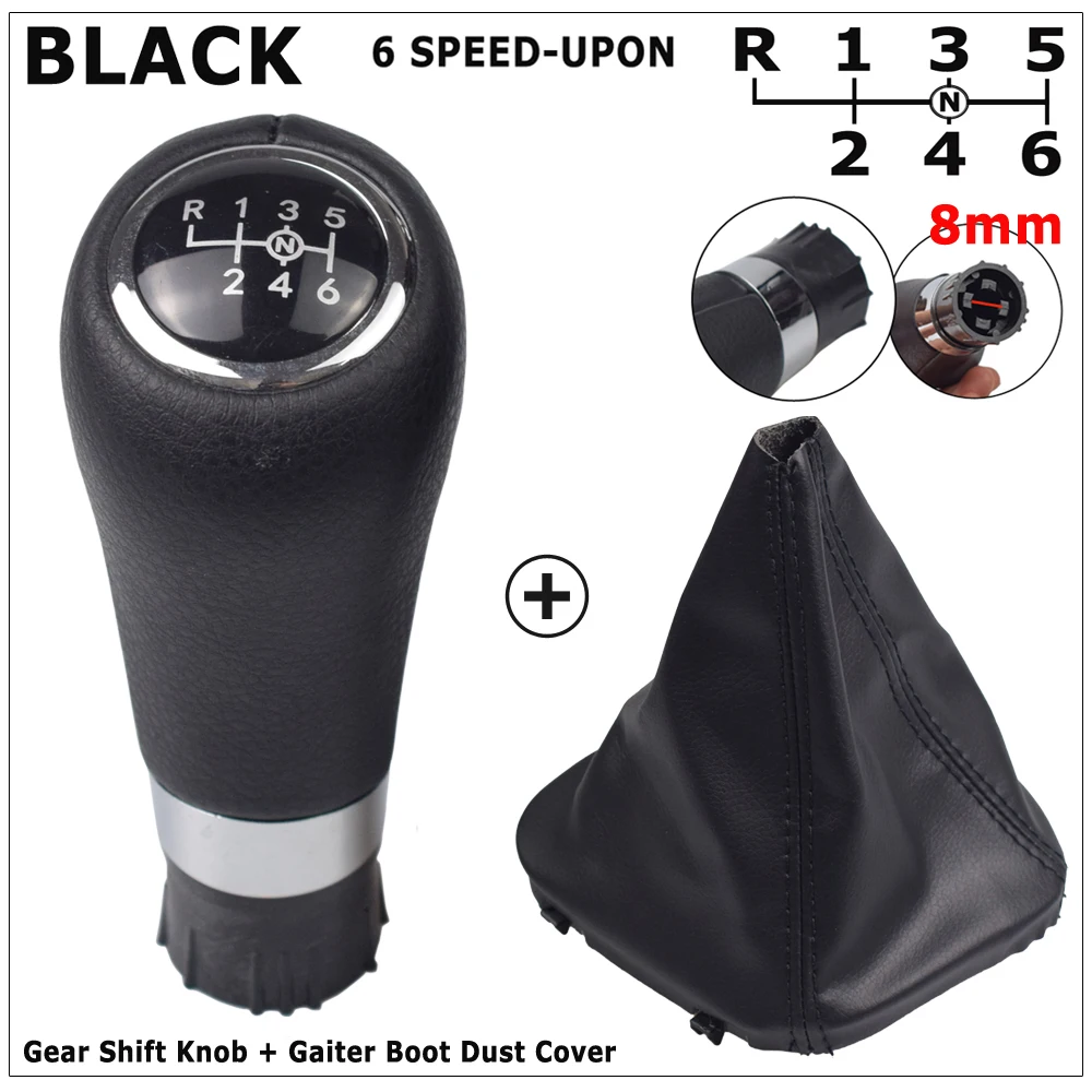 6 Speed Manual Gear Shift Knob Shifter Gearstick For Mercedes/Benz W203 S203 CL203 W209 W204 C204 C63 C300 C250 W207 A207 W212