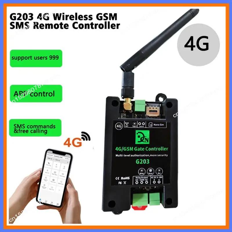 

BAAE GSM 4G устройство открывания ворот, контроллер дистанционного доступа, реле включения/выключения для контроля доступа, гаражная дверь, британская вилка