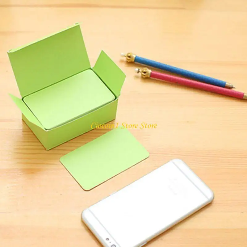 A3PC DIY Graffiti Gift Tags Business Cards Blank Thick Paper for Kids Adults 100Kit