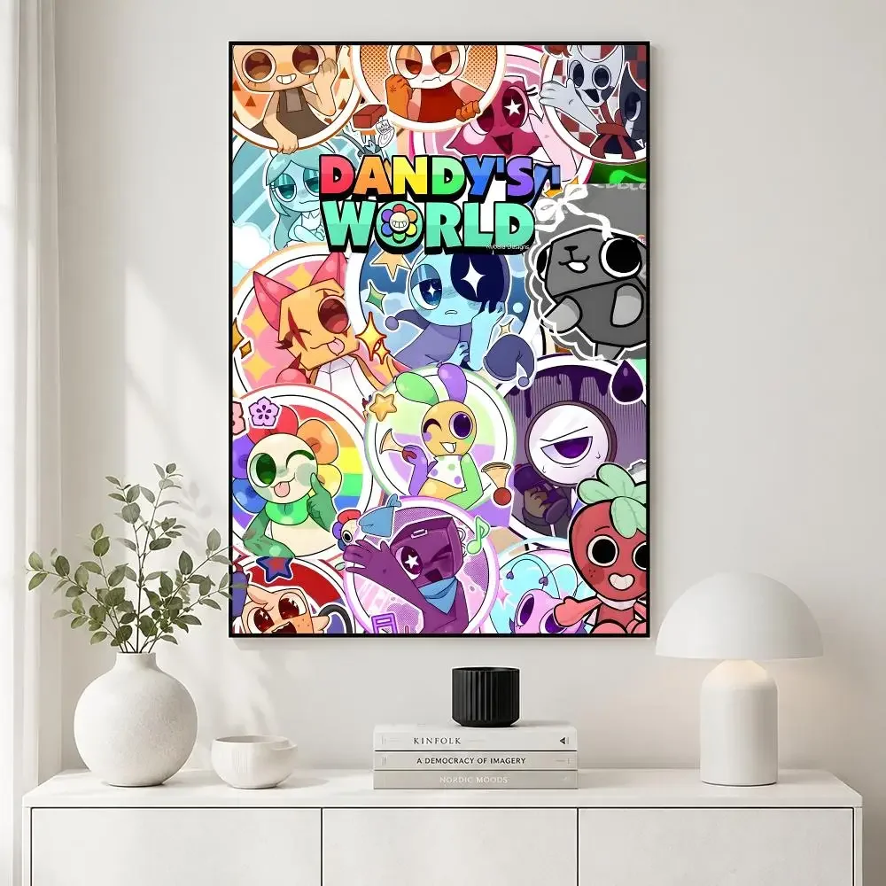 Game Dandy World Poster Hochwertige Wandkunst-Poster, geeignet für Heimbüros, Schlafzimmer und Wohnzimmer. – Detail 14