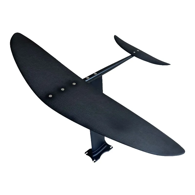 

Unpowered carbon fiber hydrofoil with surf hard board inflatable surfboard aluminum carbon material