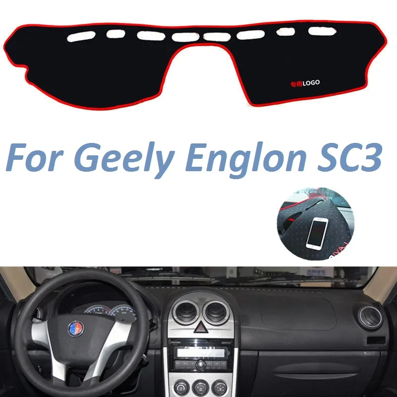 

For Geely Englon SC3 Left Right Hand Drive Non Slip Dashboard Cover Mat Sunshade Instrument Carpet Car Accessories