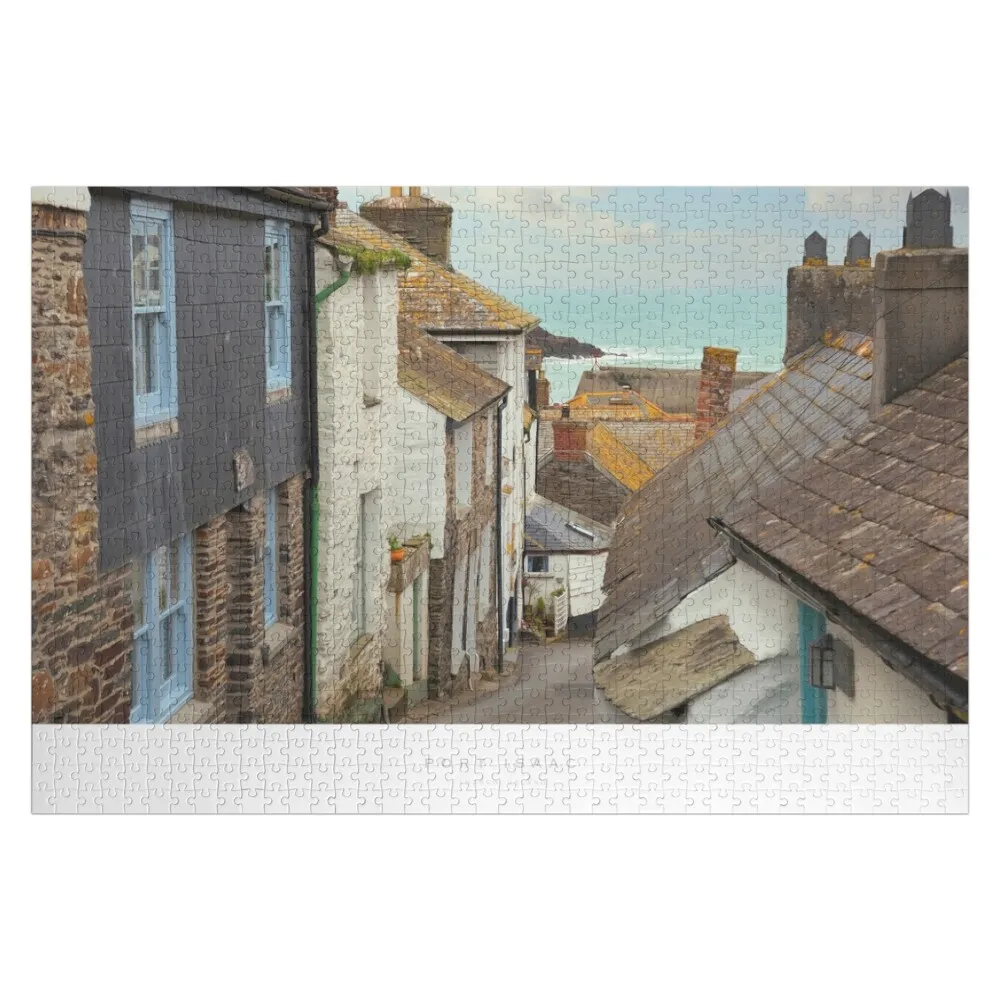 Port Isaac, Cornwall Jigsaw Puzzle Custom Gift Woodens For Adults Personalised Jigsaw With Photo Puzzle