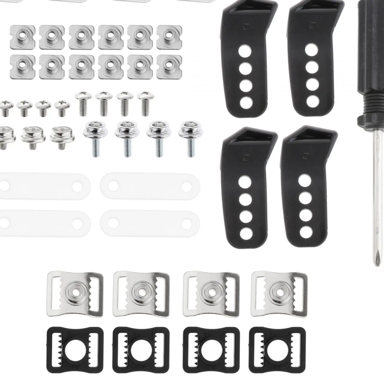 35x kit de reparo de capacete de futebol parafusos de viseira de capacete para beisebol esportivo