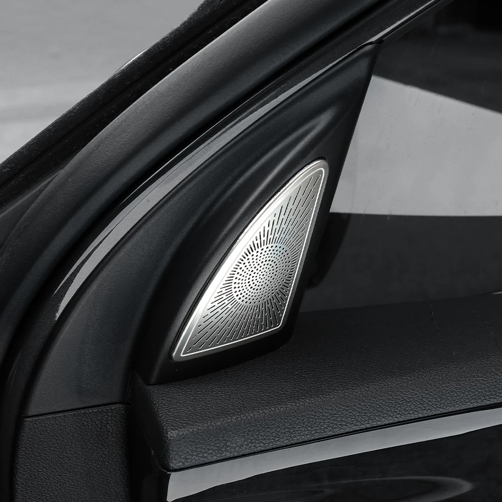 Für Kia Sorento 2014-2020 Edelstahl Autotür-Lautsprecherabdeckung A-Säulen-Hochtöner-Lautsprecherblende Zubehör LHD/RHD – Detail 5