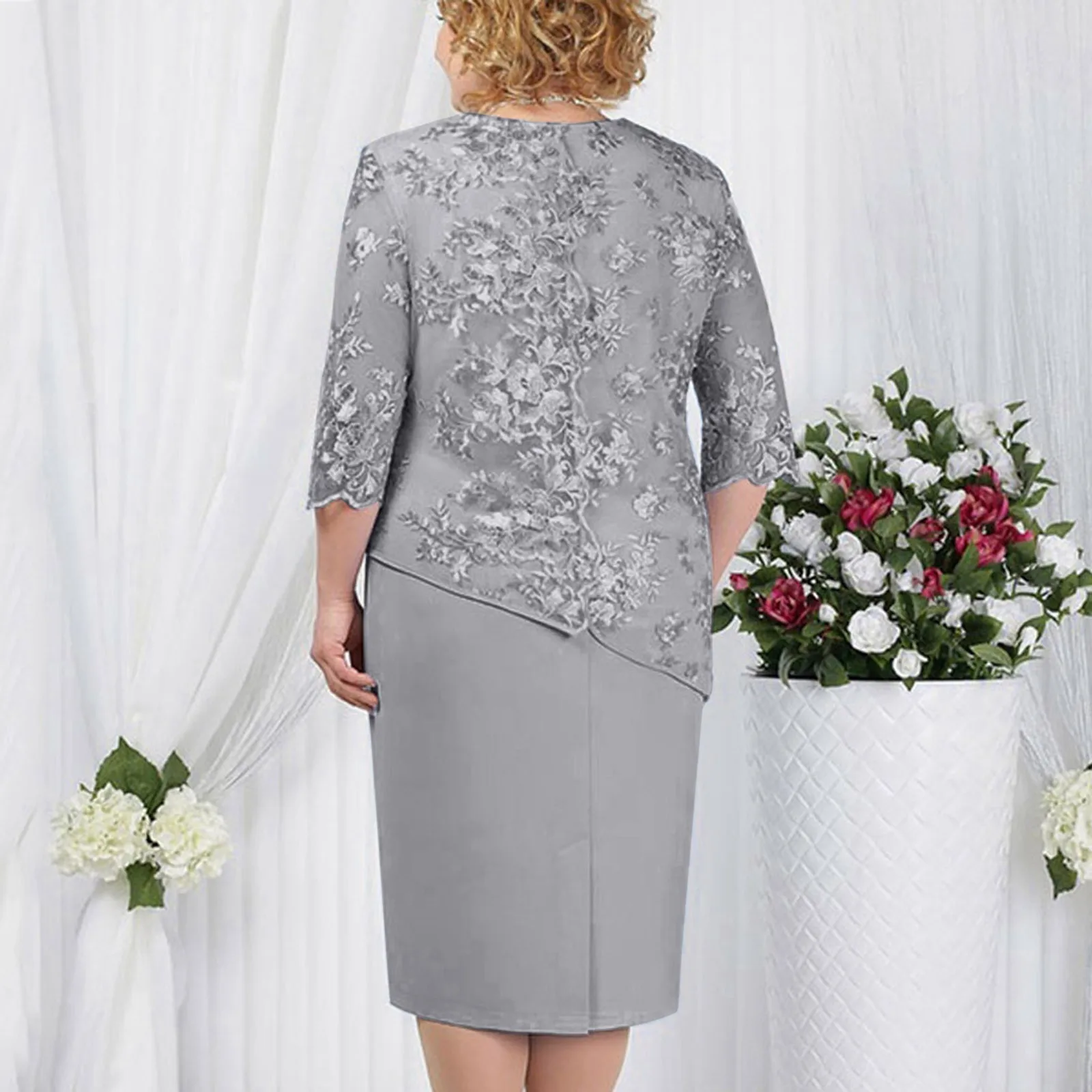 Sequin Embroidery Lace Plus Size Dresses for women Elegant Evening Mesh Patchwork  Slim Shawl Dress Female Wedding Party Dress