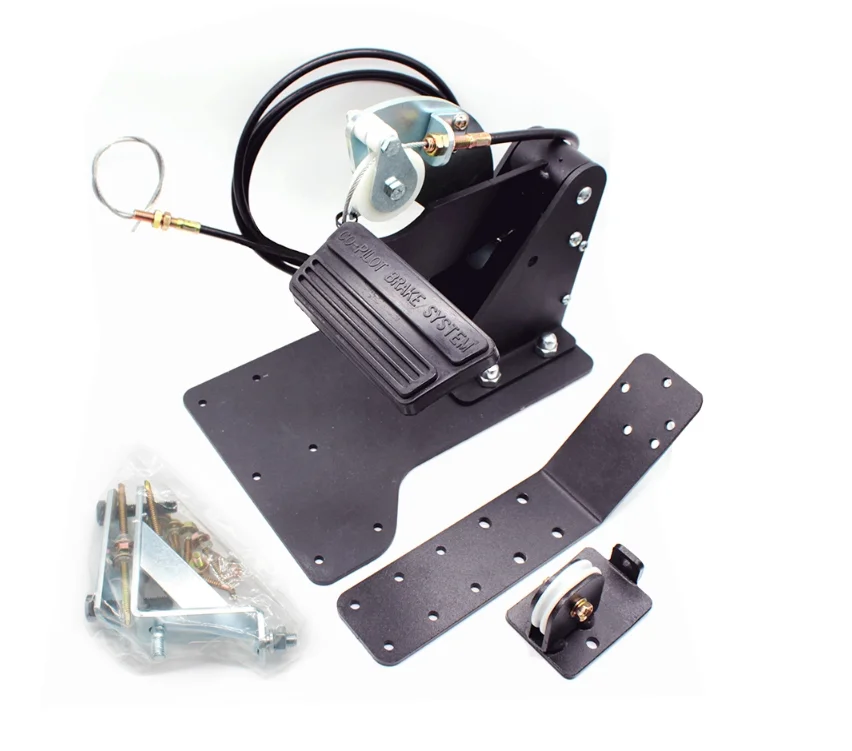 Hot Selling Car Passenger Side Dual Control Brake System Pedal for Driving School Vehicle Pedals for Handling Teaching