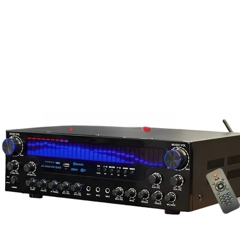 8000Sw2500W/2200W7.1 Partition Large Screen Power Amplifier Subwoofer High Fidelity Power Amplifier HF