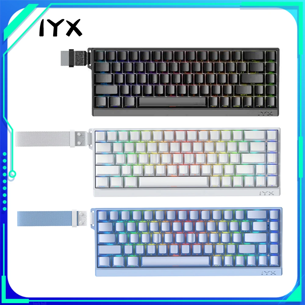 Iyx Mu68 Ultra Mu68Ultra Mechanical Keyboard Magnetic Switch Wired Keyboard Rgb Backlit Hot Swap E-Sports Gaming Keyboard Custom