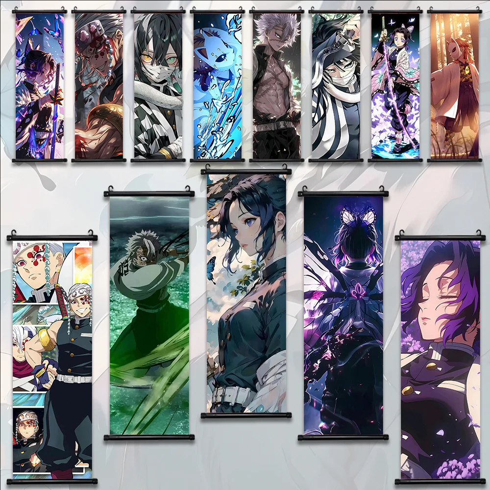 

Demon Slayer Hanging Scroll Hashira Wallpaper Canvas Painting Picture Print Wall Artwork Home Decoration Art Gift Anime Poster