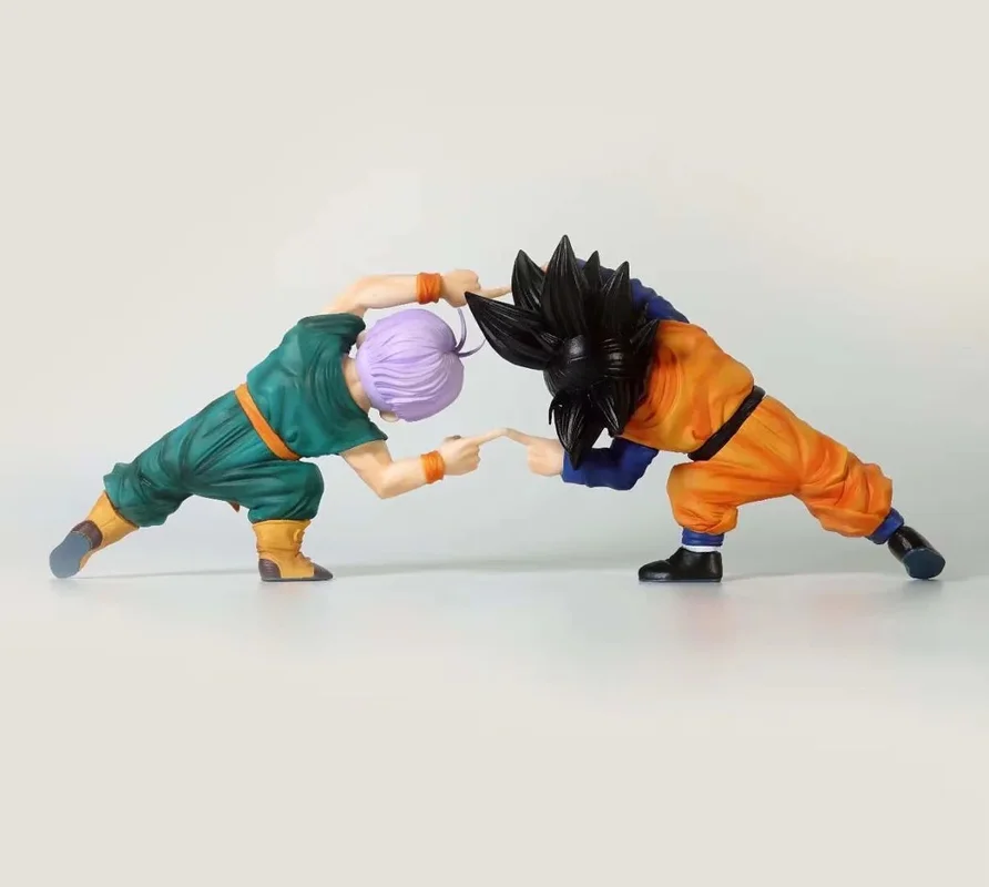 Dragon Ball Z Son Goten y Trunks Fusion Pose GK Estatua Super Fantasma Kamikaze Attack Anime Modelo Figura Coleccionable Regalo para F