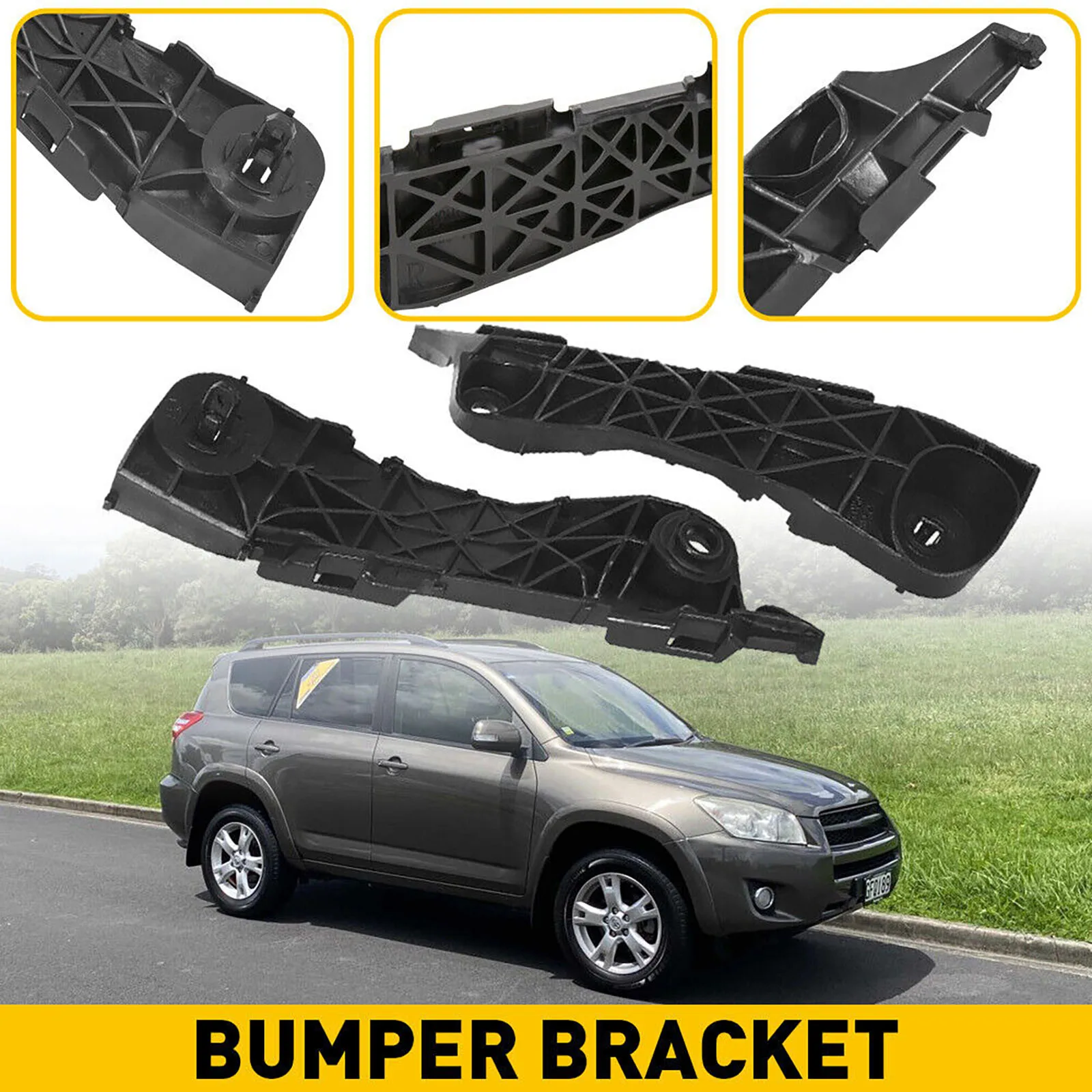 

2 шт. для Toyota RAV4 2006-2012 автоаксессуары левый/правый передний бампер фаркоп крышка пластиковая 52535-0R010 52536-0R010