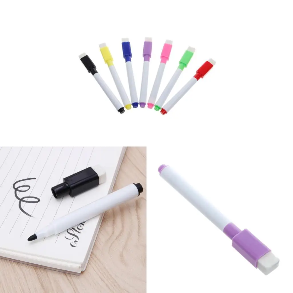 Whiteboard Pen 5pcs/set Erasable Dry Home Classroom Office Mark Pen