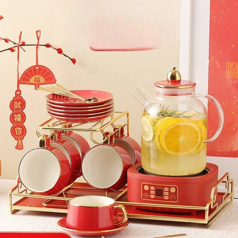 Wedding gifts for newlyweds, high-end practical and high-end girlfriends, wedding and bride tea sets, engagement birthday gifts,