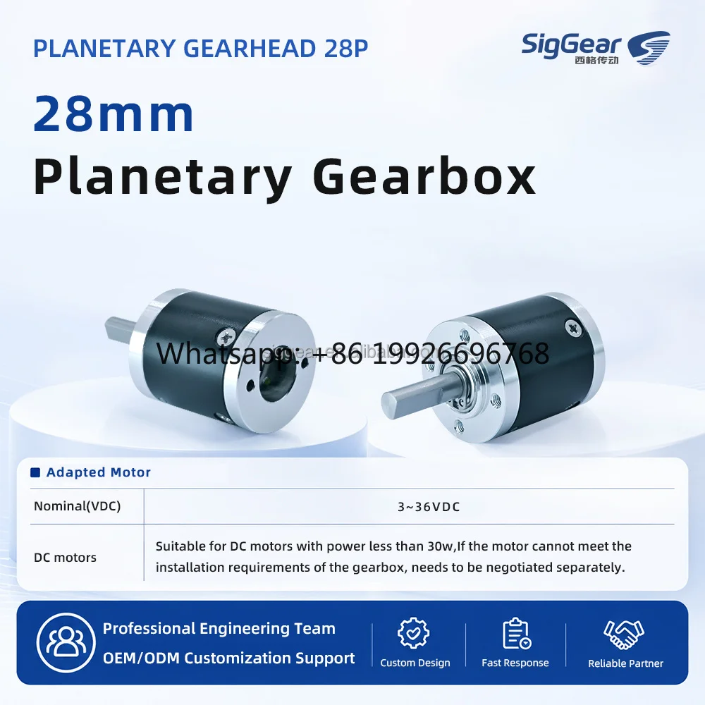28mm Planetary Gearbox Brushless DC Motor12V 24V High Torque Mini Gear Motor for Robotics Automation OEM ODM Custom Drive System