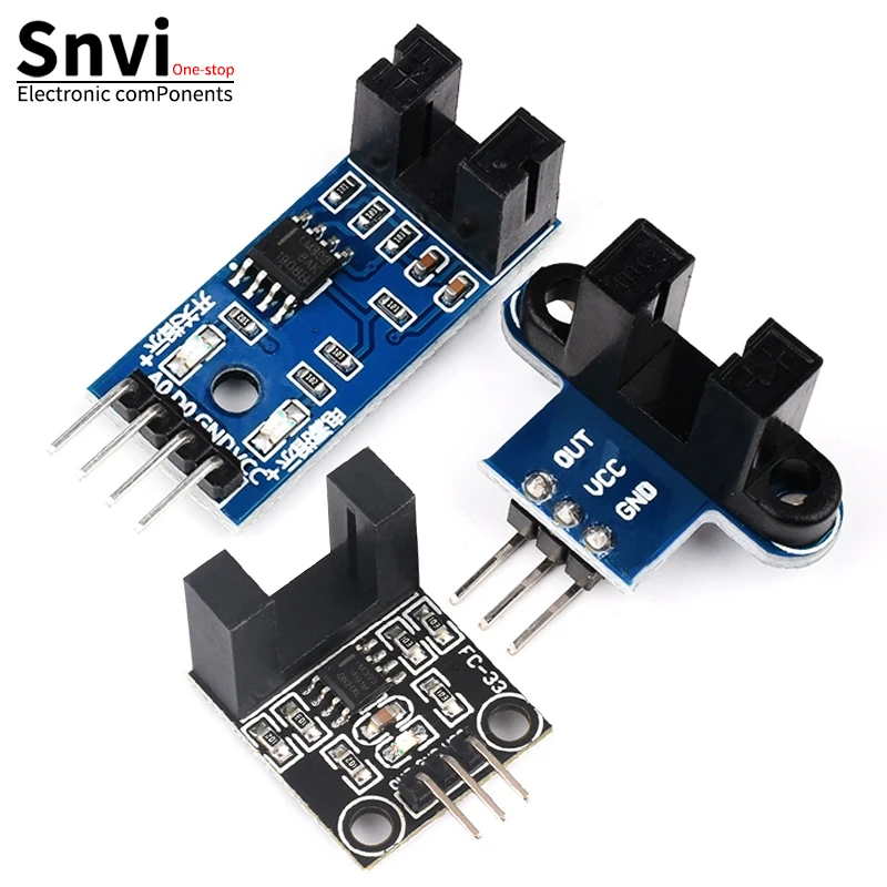 Photoelectric Beam Speed Sensor Module 3.3V-5V Slot-Type Optocoupler Tacho-Generator Counter For Arduino/51/AVR/PIC Diy Kit