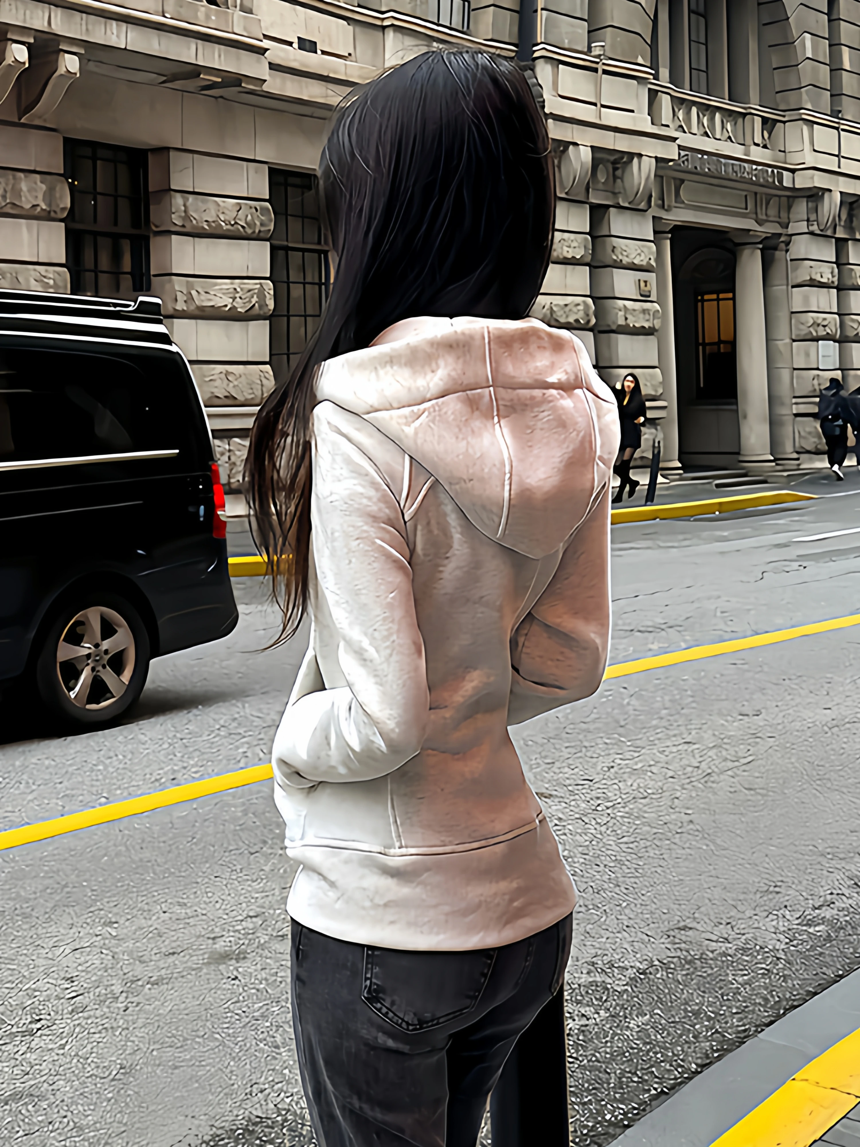 

Gray Lulu Zipper Hoodie Women's Slim Fit American Style Spring Autumn New Popular Cardigan Top Long Sleeve Hooded Jacket