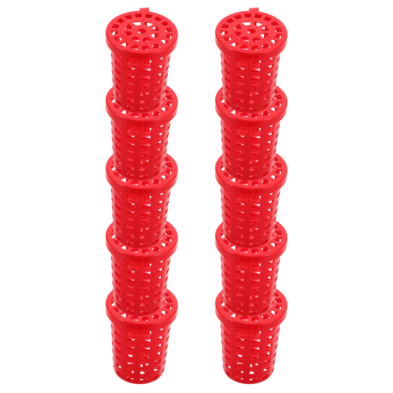 

10Pcs Fishing Bait Trap Cage Extra Large Bait Bowl Crab Fish Trap Holder Portable Outdoor Fishing Equipment Lure Storage Case