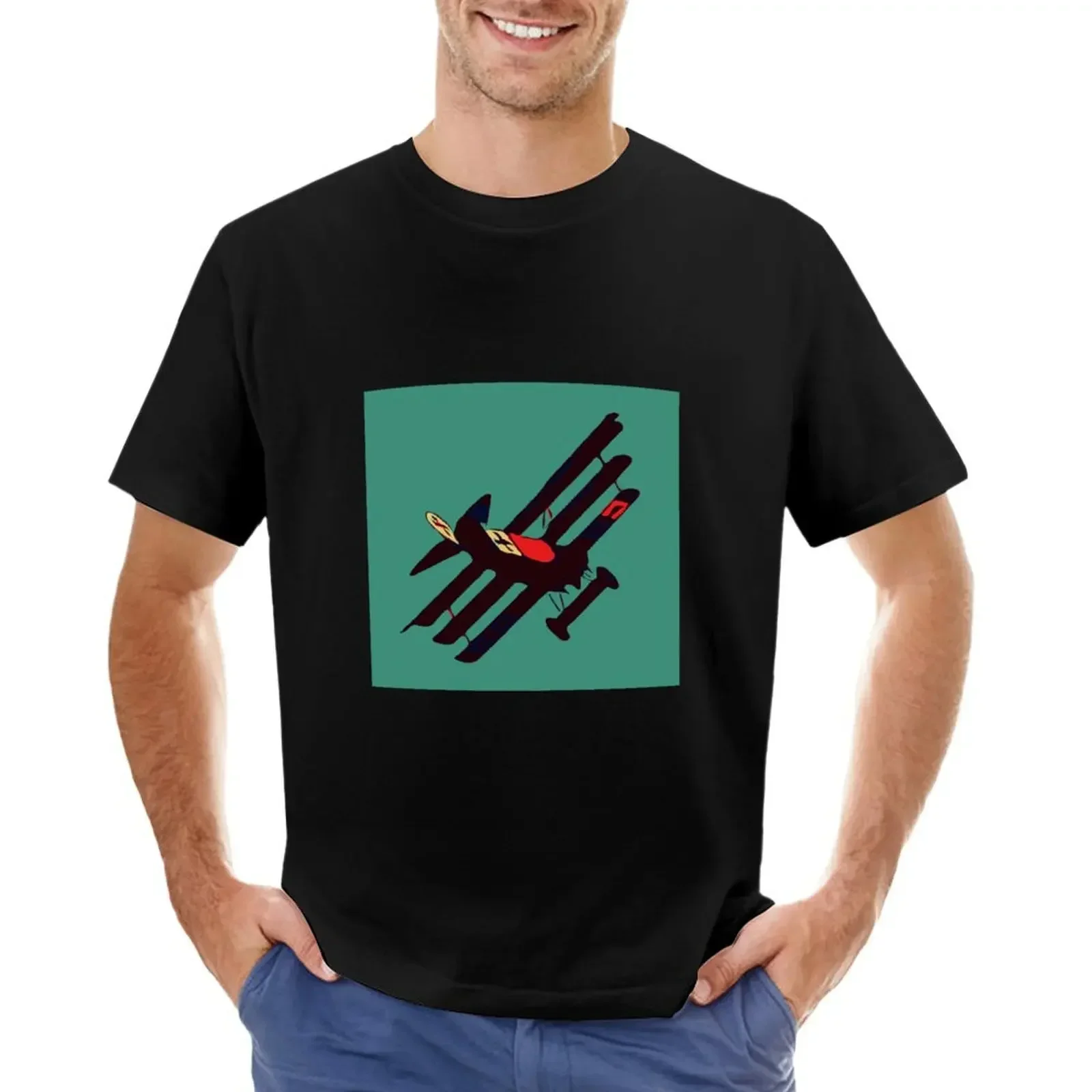 Fokker DR.I aircraft [comics edition] T-shirt sports fans blanks mens t shirts pack