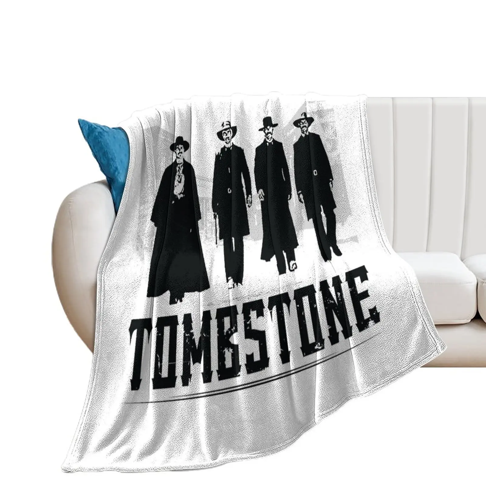 

MOVIES: TOMBSTONE BLACK Throw Blanket Flannels Travel Blankets For Baby Kid'S Blankets