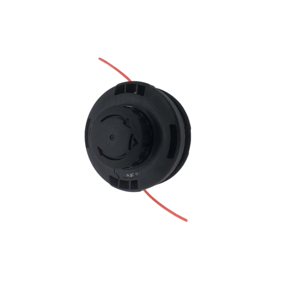 Trimmer head with bump feed design for fast line loading compatible with x 1.25 LH string trimmers uses .080 .095 line