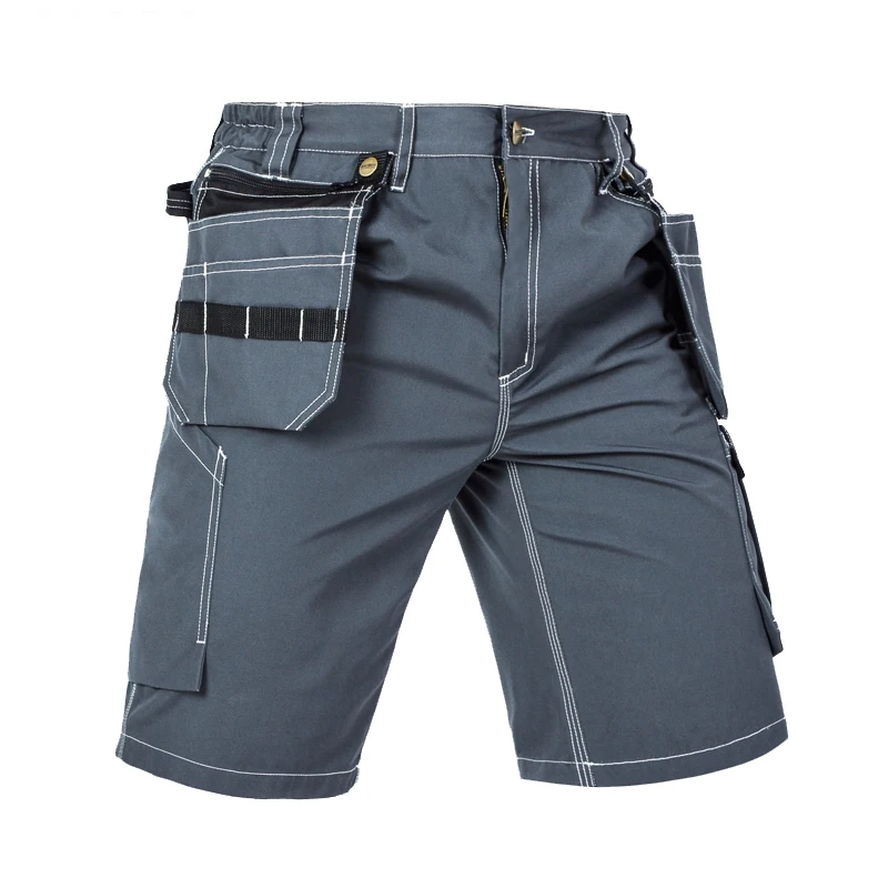 Men Casual Shorts Fashion Multi Pocket Cargo Pants Knee Length Work Casual Short Pants Plus Size 5XL