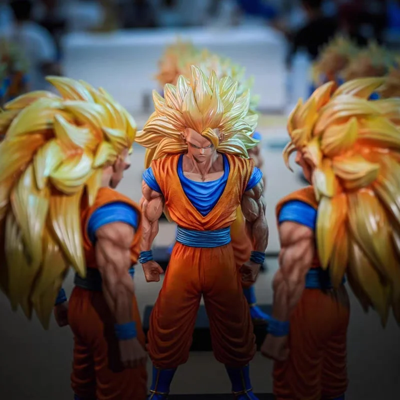 

Statue Brother Jt Dragon Ball Figure Super Three Goku Full Fuel Injection Cartoon Animation Figurine Ornaments Acgn Model Gift
