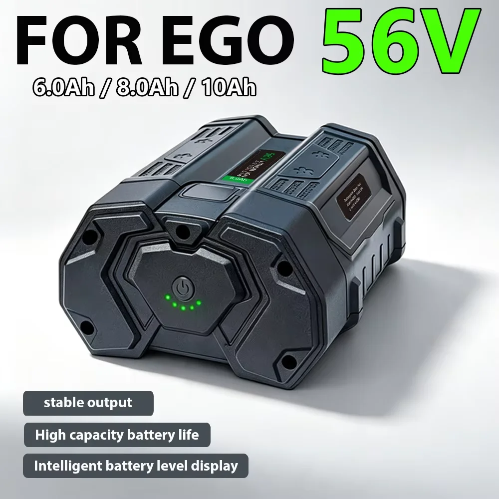 56V Battery Lawn Mower, Cordless Chainsaw, Blower,6.0mAh For EGO BA2800 BA2800T BA4200 BA4200T BA1400 BA1400T BA5600T BA2240