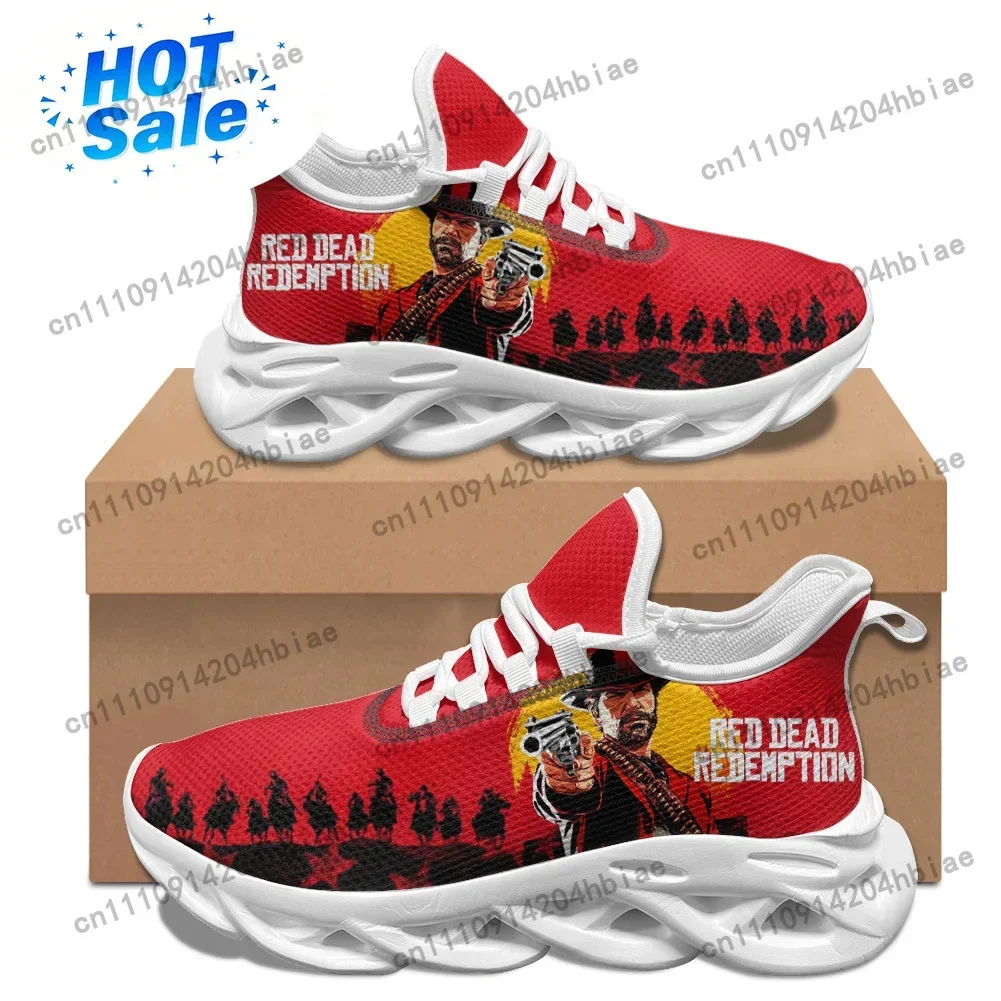 Red Dead Redemption Flats Sneakers Mens Womens Sports Shoes High Quality Sneaker Customization Shoe view 2