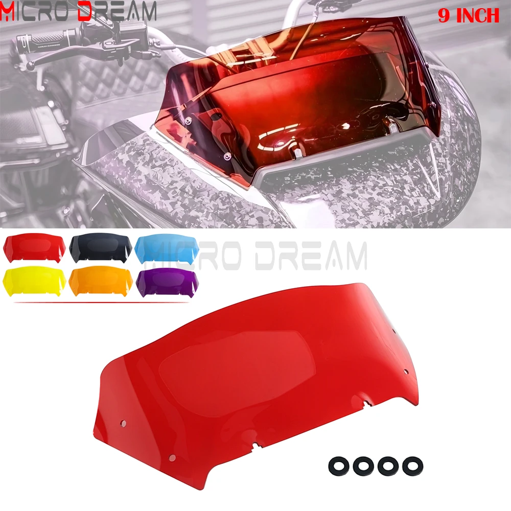 9inch Windscreen Deflector Cover Windshield For Harley Touring Road Glide FLTRX FLTRXSTSE 2024 CVO Road Glide FLTRXSE 2023-Later