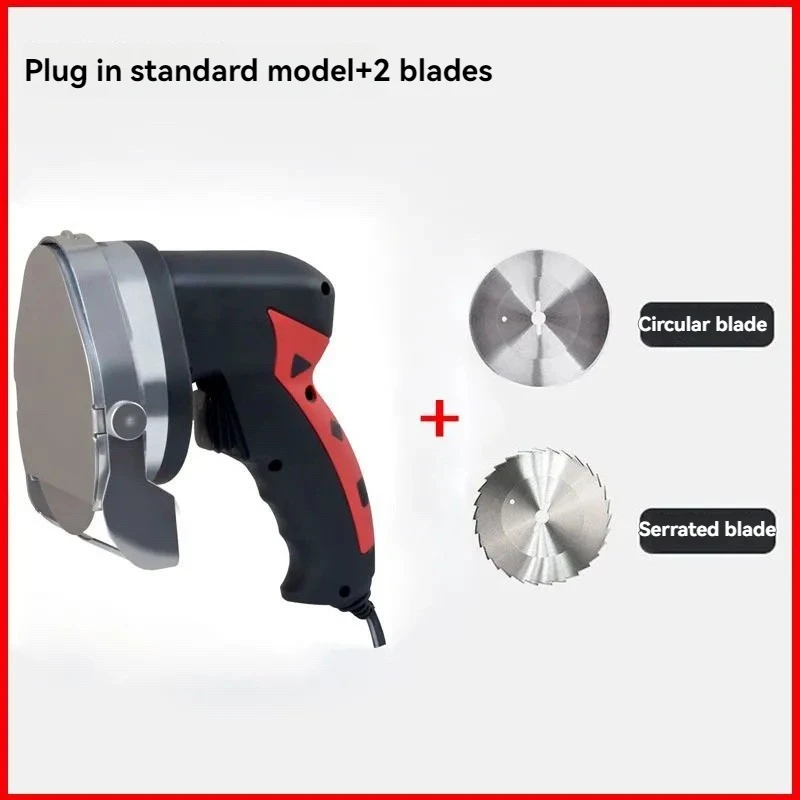 220V Stainless Steel Electric Kebab Knife Handheld Electric Kebab Cutter BBQ Chipper 80W