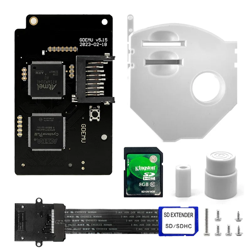 GDEMU 5 20 V5.15/5.15b/5.20.5 Optische Drive Emulatie Board en Remote Card Mount Kit voor DC Console Voor SEGA Dreamcast DC VA1
