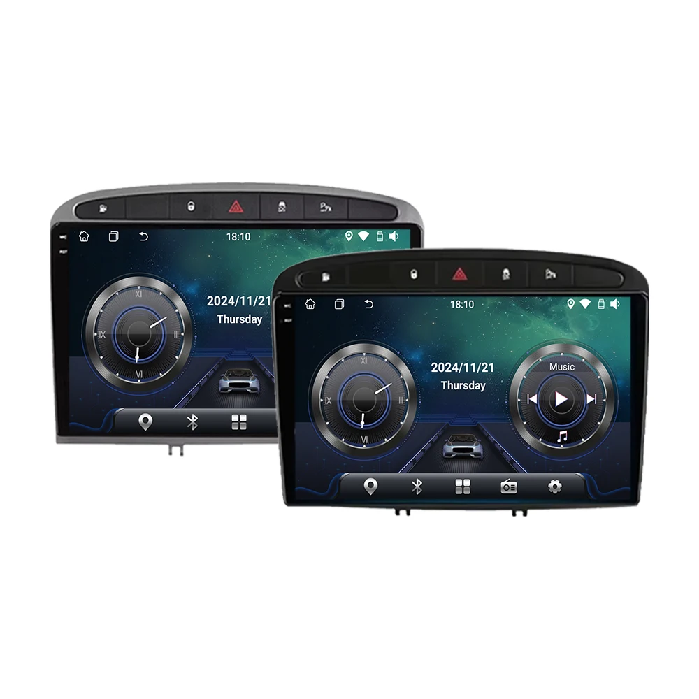 Android 16 autoradio voor Peugeot RCZ 308 SW 2007-2015 408 2012-2020 Multimedia Navigatie GPS Carplay Auto Head Unit 4G WIFI BT - afbeelding 2
