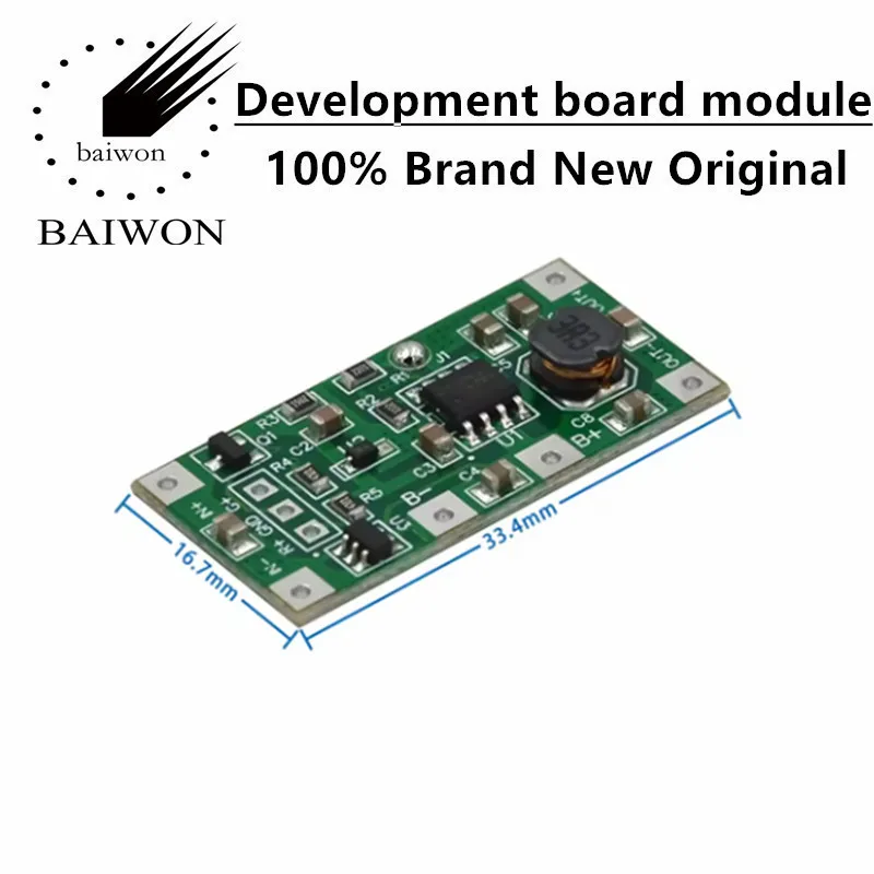 3.7V polymer 18650 lithium battery 5V1A UPS uninterruptible power supply module reverse connection protection routing monitoring