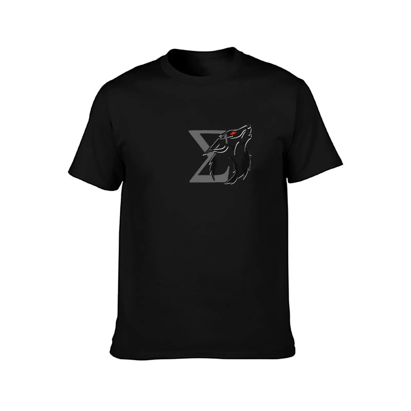 Sigma wolf T-Shirt Relaxed Fit Casual Short Sleeve Top T-Shirt