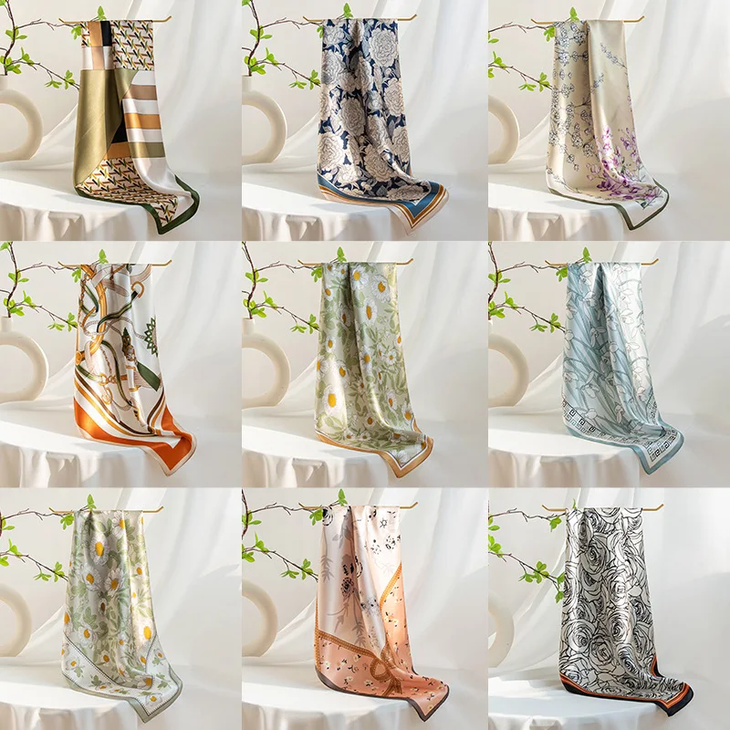 

Green Little Scarf Women's Spring Summer Fashion All-Match Shawl